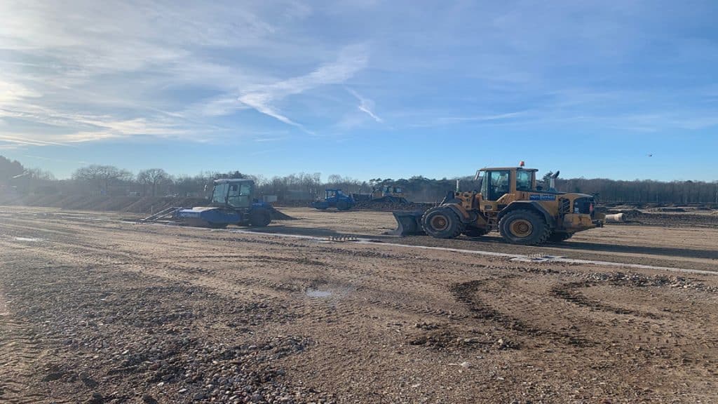 Grondwerk industrieterrein Westfields Oirschot