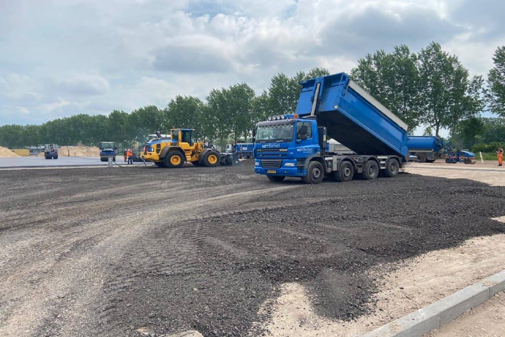 Bouw en grondstoffen logistiek - Wegtransport