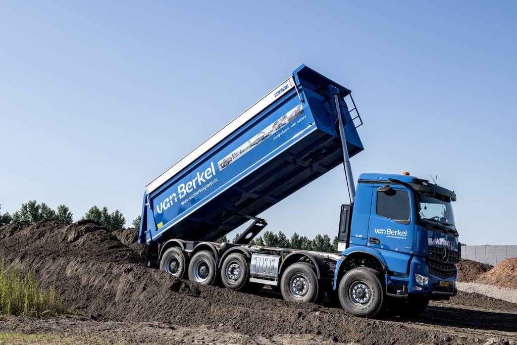 Bouw en grondstoffen logistiek - Wegtransport