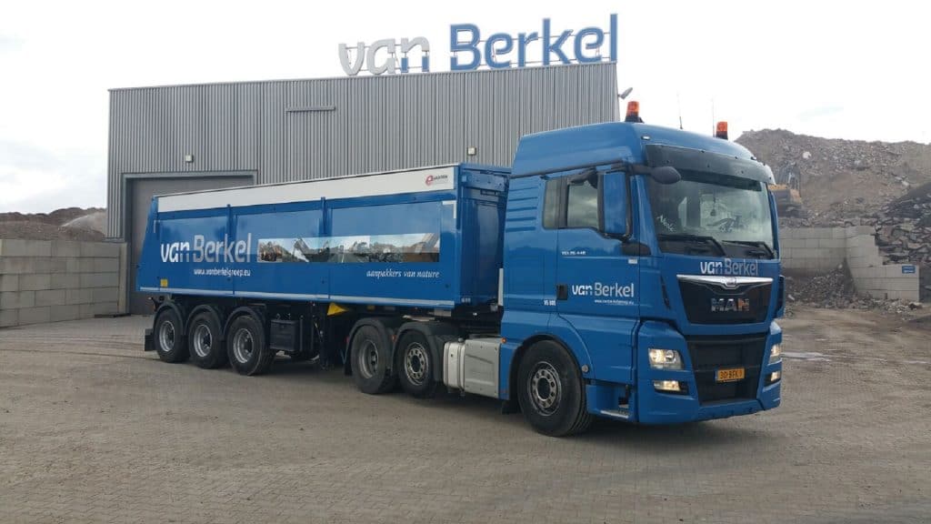 Bouw en grondstoffen logistiek - Wegtransport