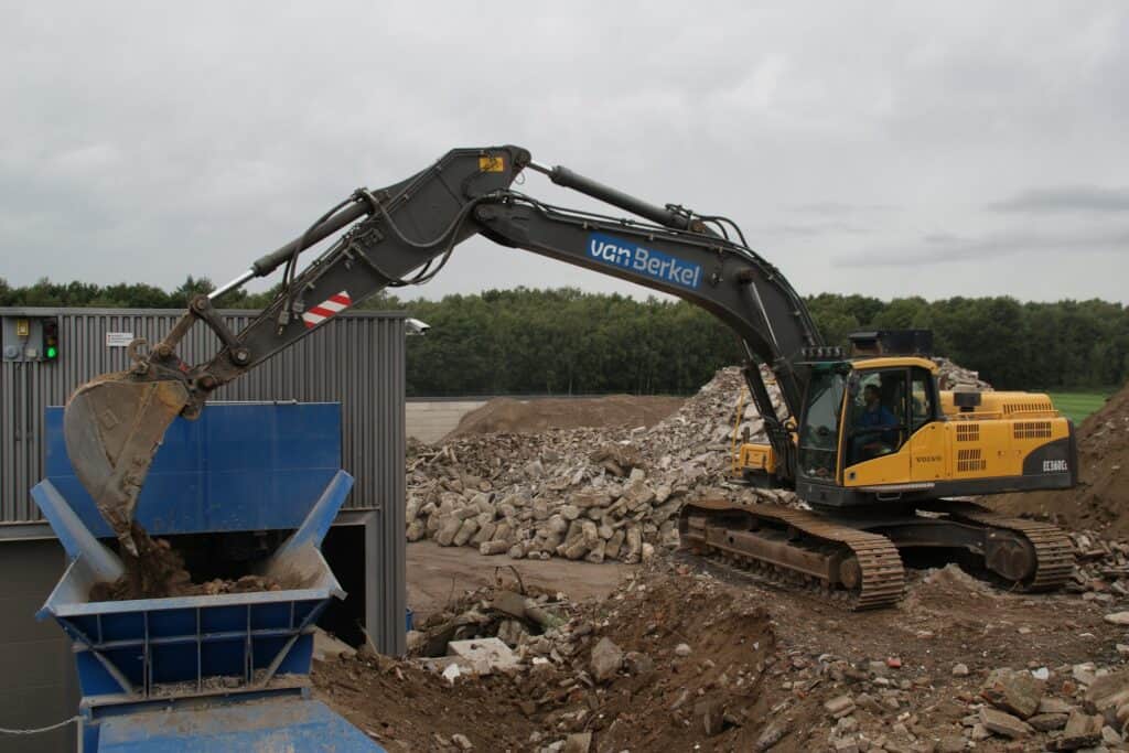 Project Hergebruik puin Rabobank Eindhoven