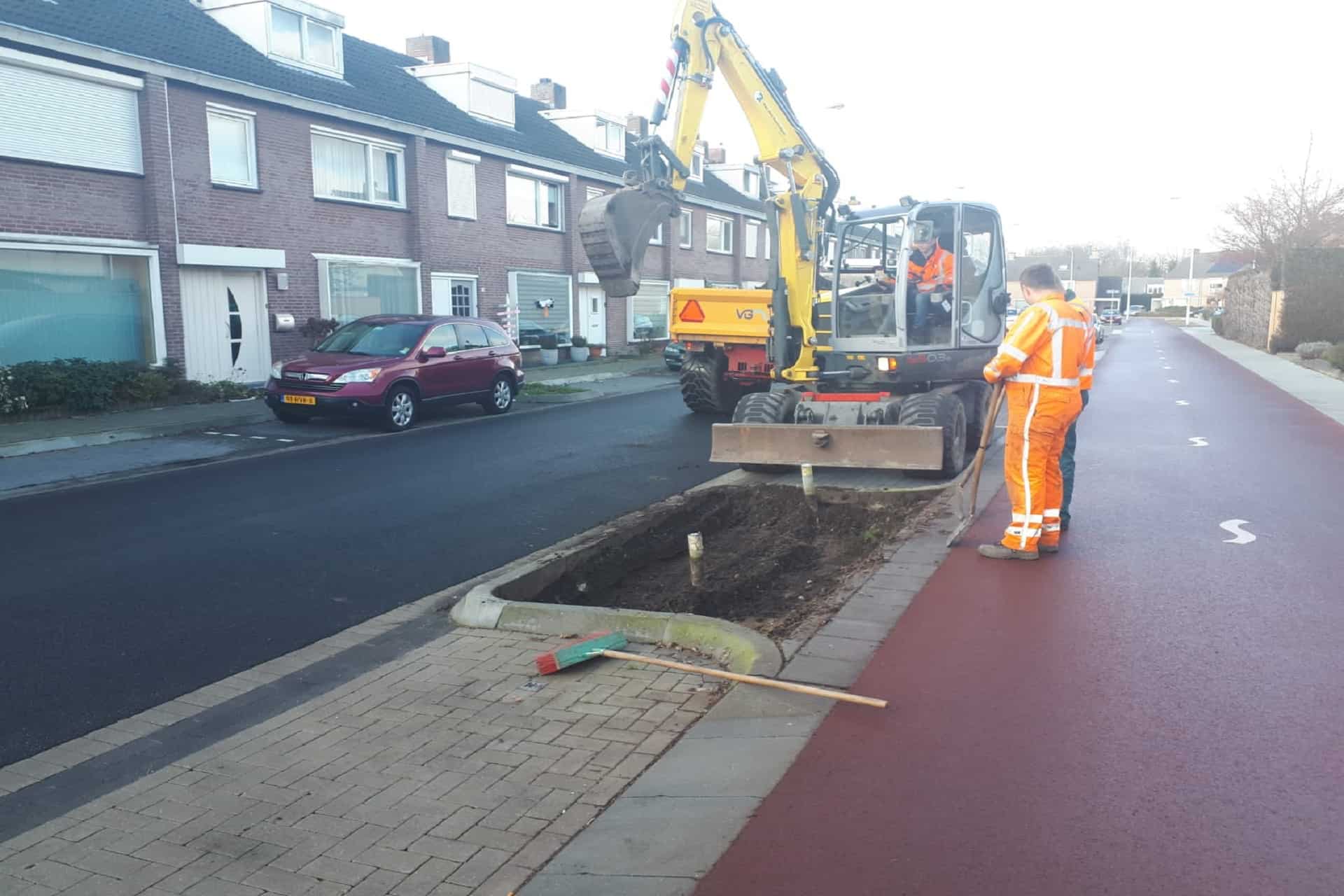 Levering bomengranulaat forte Stoutheuvel Eindhoven