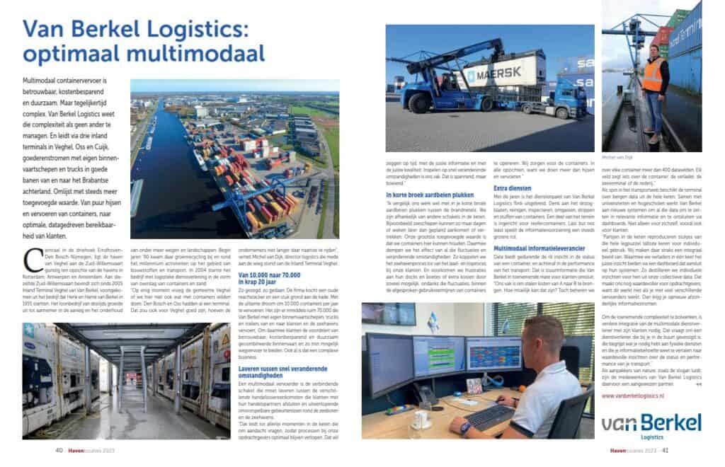 Artikel Havenlocaties 2023 Van Berkel Logistics